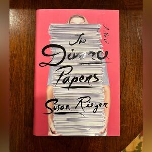 Hardcover Novel - The Divorce Papers by Susan Rieger